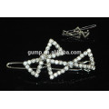 Promotion Mini Bow Shape Rhinestone Hairclip Girls Crystal Hair Jewelry